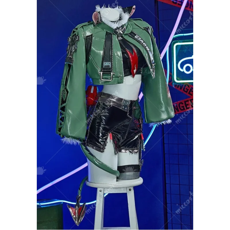 25COSWomen's Doe Cosplay زي سترة وسراويل سترة مع آذان حقيبة الخصر