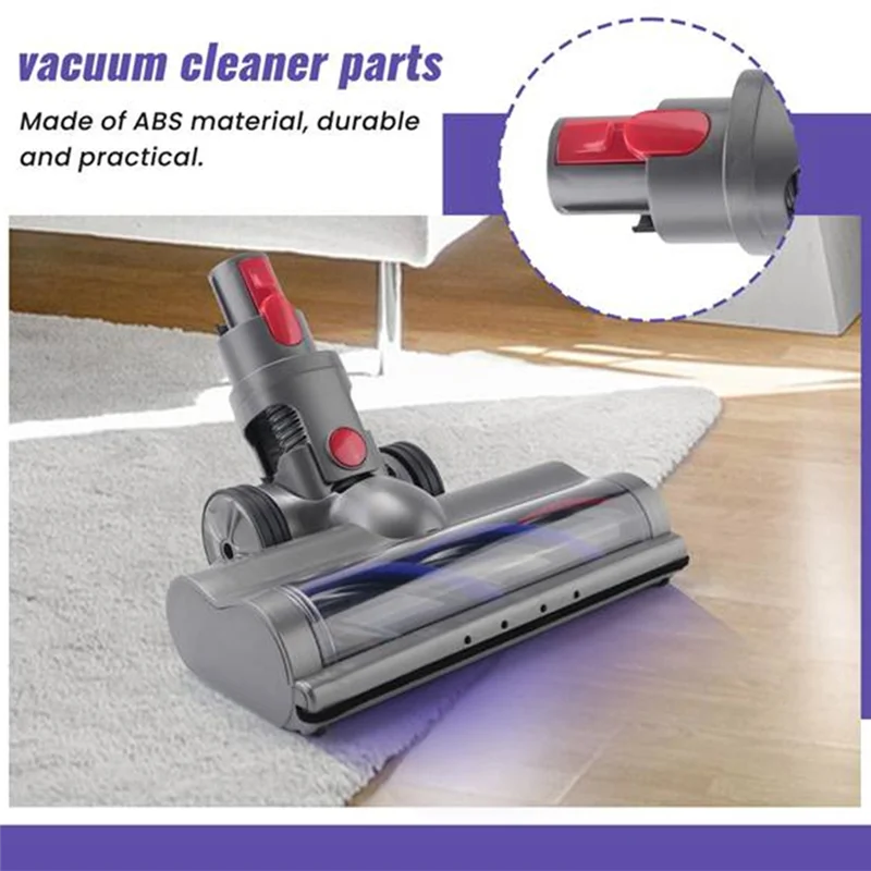 A50Q-Electric Floor Brush Attachment For DYSON V8 V9 V10 V11 V12 Vacuums With 15W Copper Core Motor