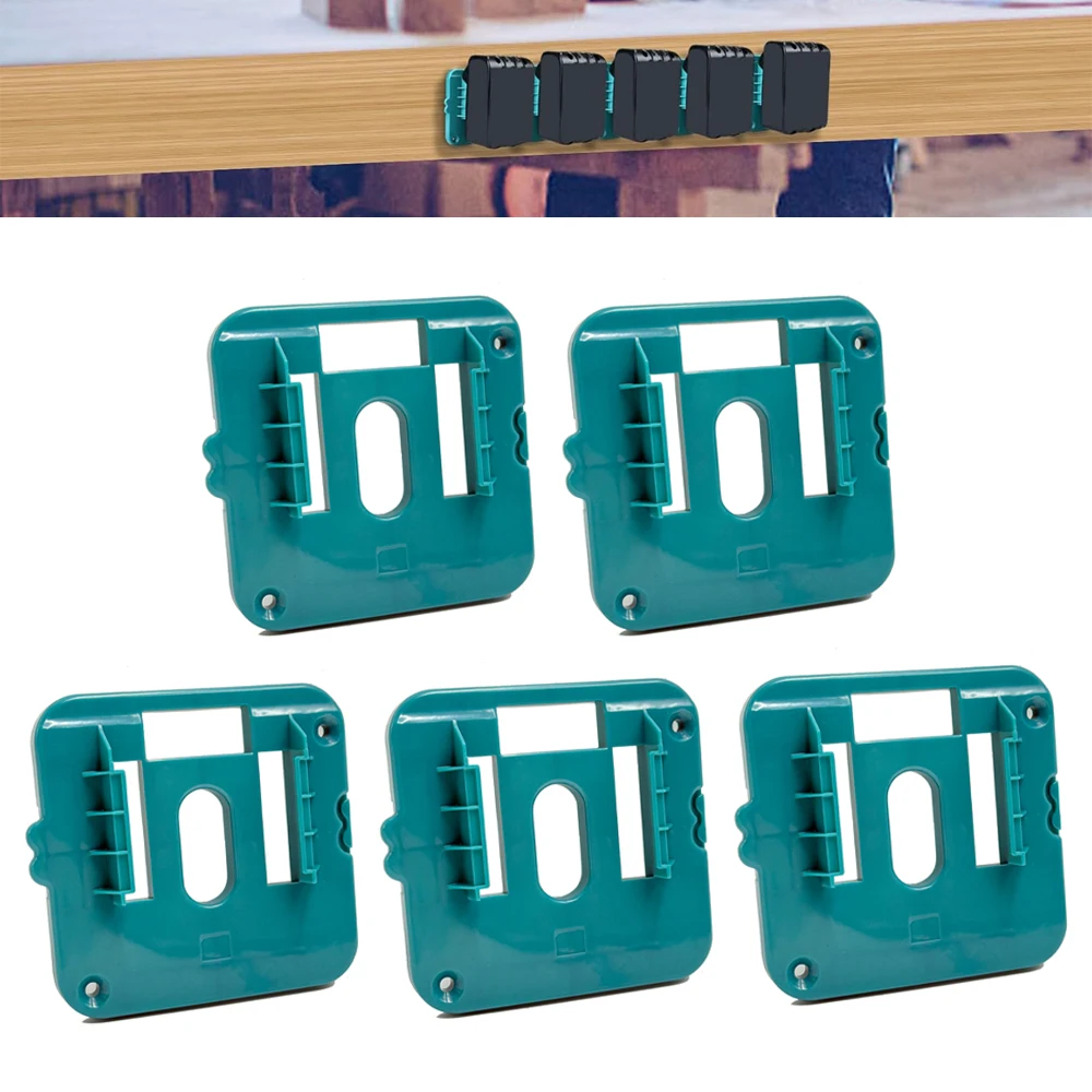 

5PCS Battery Holder Mount Compatible for Makita 18V Battery Dock Holder Fit for BL1860 BL1850 BL1840