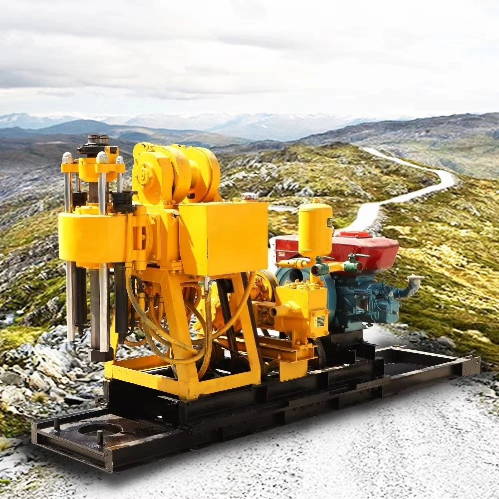 Borehole Core Drilling Rig for Levee Survey Subgrade Grouting and Central Air Conditioner Pipe Installation