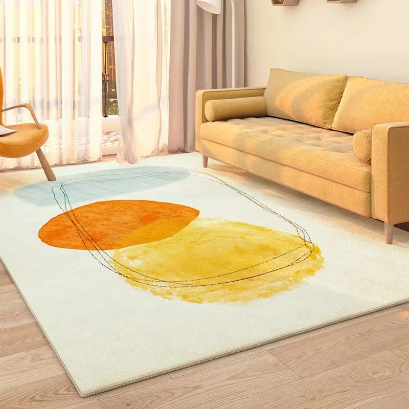 

160x230cm Fluffy Faux Wool Carpet Modern Home Decor Living Room Bedroom Rug Washable