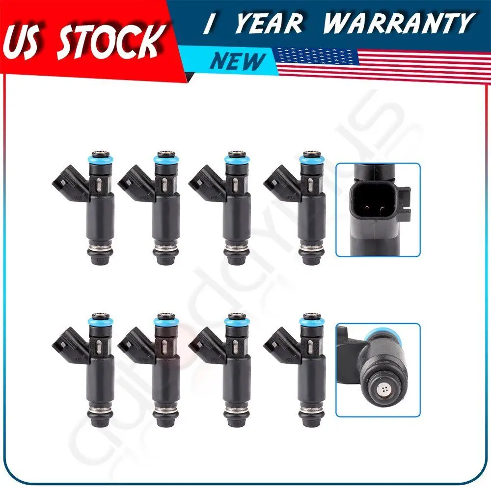 

8 Fuel Injectors For 2005-2006 Chevrolet Avalanche 1500 5.3L 832-12114 832-11182