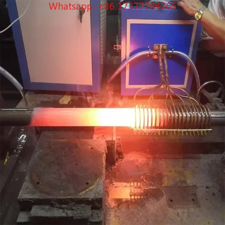 Induction Heating Hine Roller Nical Shaft Installation Red Sleeve Equipment Hot Matching Heater