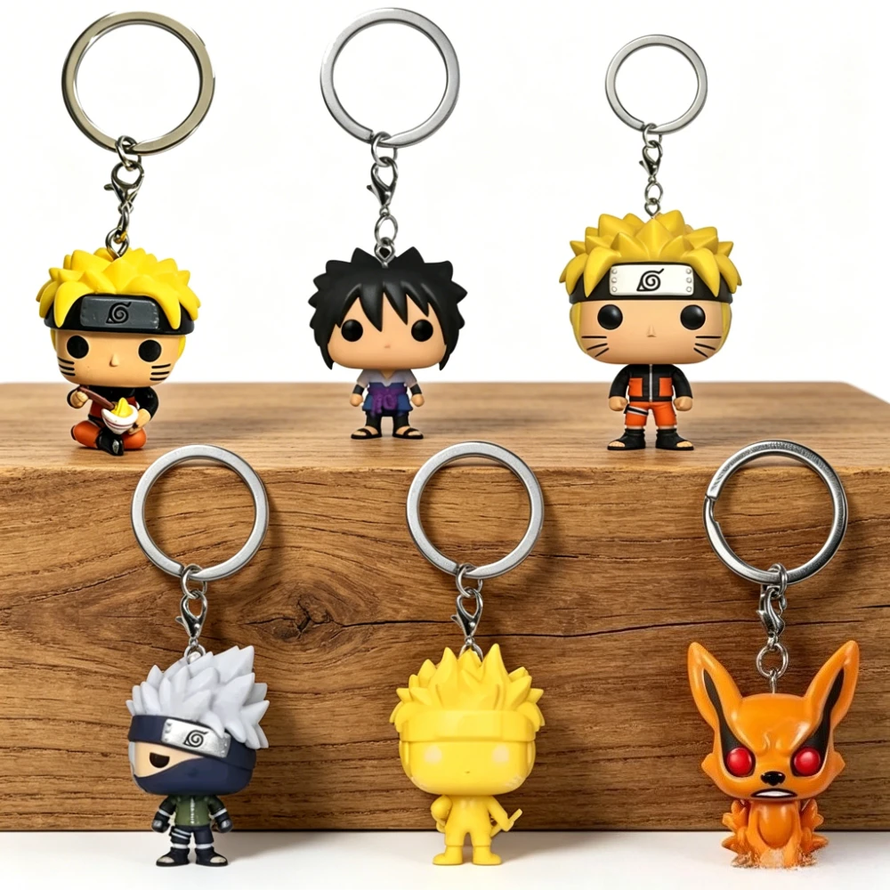 Llaveros de Anime Naruto, Boruto, Kawaki, KAKASHI SIX PATH, Pain, Madara, Sasuke, Kurama, Figuras de Acción de Anime