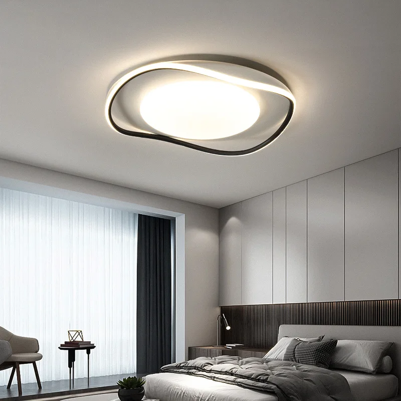 

Minimal Cream Style Decor Lighting Modern Room Master Bedroom Bedroom Ceiling Lamp for Living Room Hall Balcony Chandeliers Led