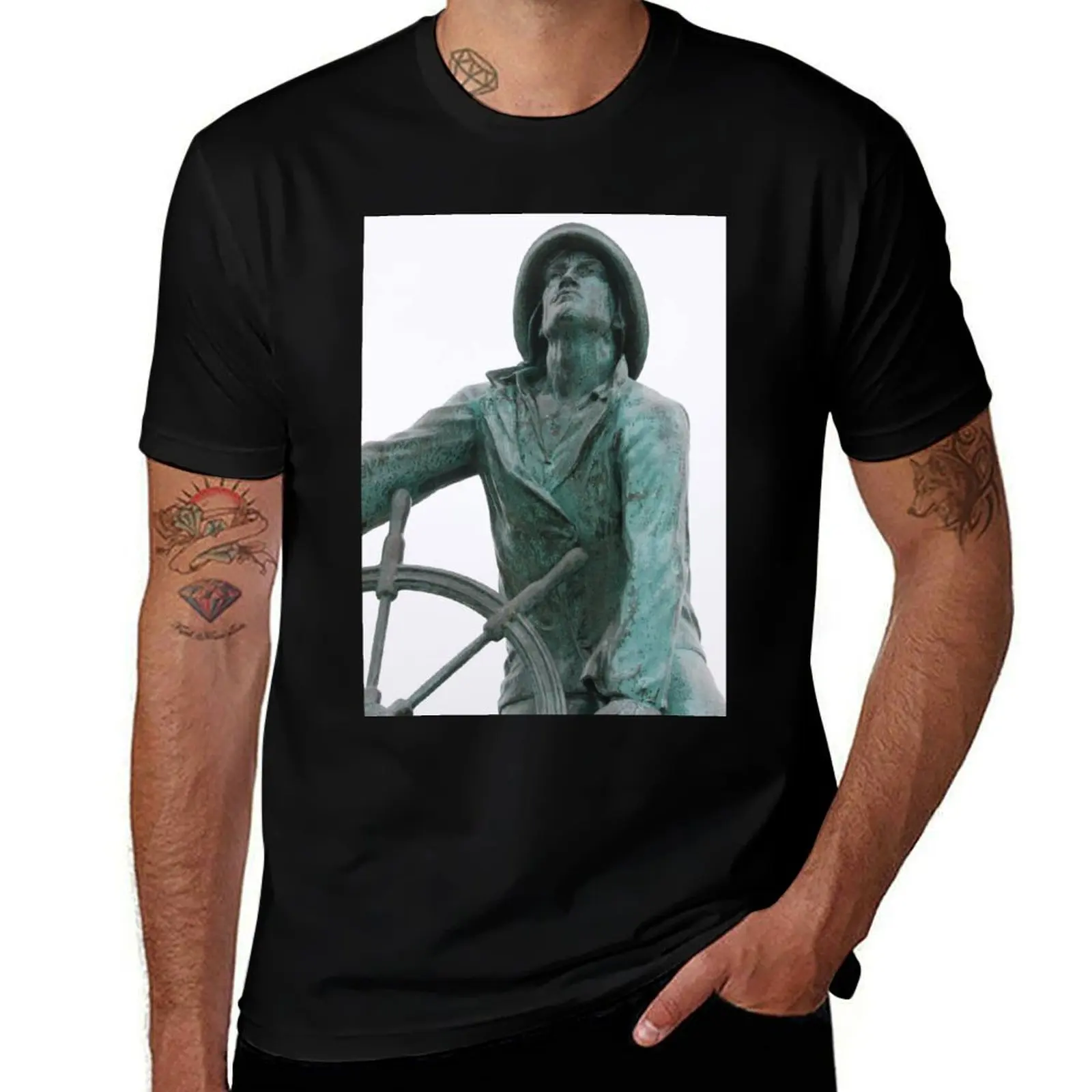 

Gloucester Fishermen's Memorial T-Shirt anime t shirts plain oversized t shirt men