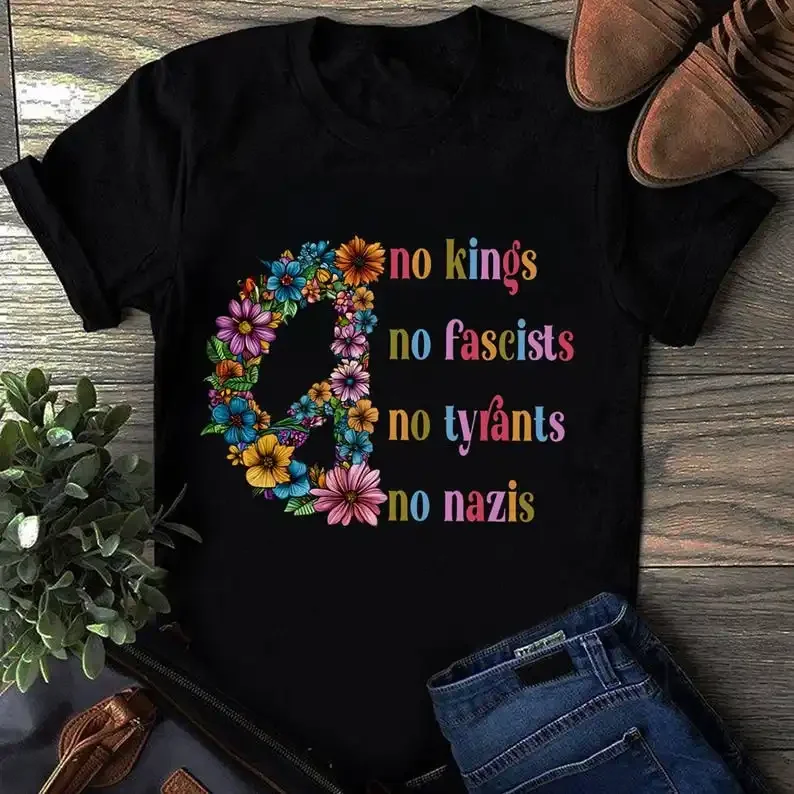Political Statement Protest Apparel Resist Tee Rejecting Republican Oligarchy Unisex Short Casual All-match Printed T-shirt Tops