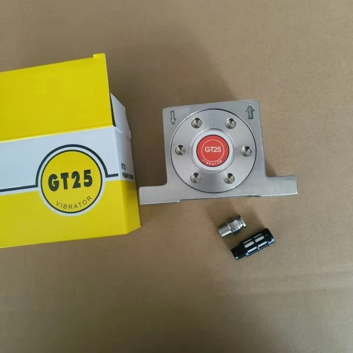 Big Size air Turbine Piston Type Adjustable Force Compressed Air Driven Pneumatic Vibrator Stainless Steel GT25