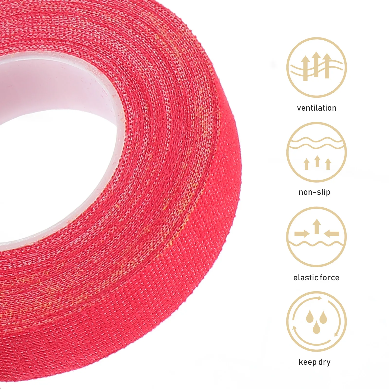 

5 Pcs Guzheng Tape Adhesive Tapes for Pipa Sports Finger Red Guzhengnail Chinese Thin Transparent Child