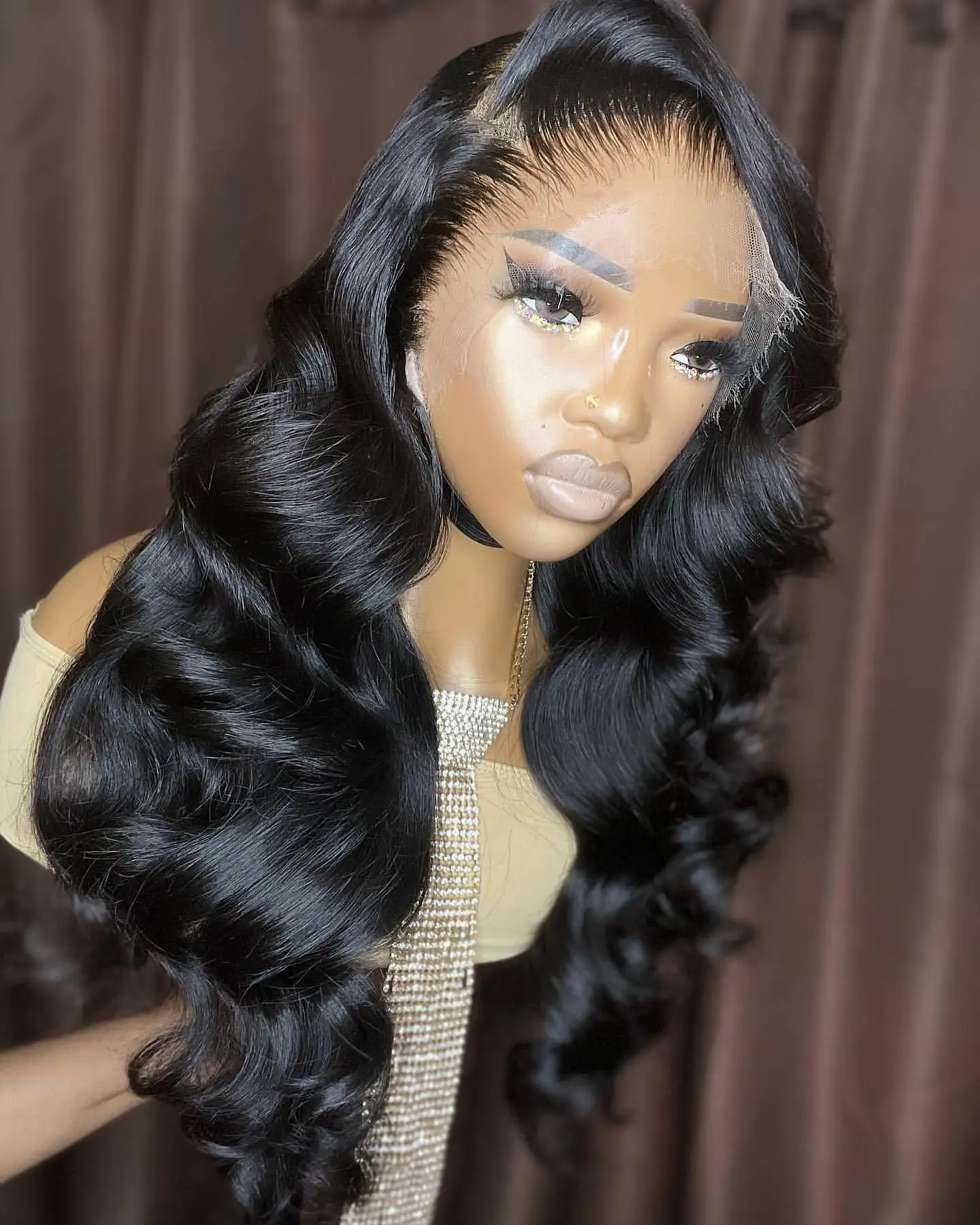 13x6 Body Wave Lace Front Human Hair 13x4 Lace Frontal Wig  Pre Plucked  HD Lace Closure Wig Malaysia Virgin Hair