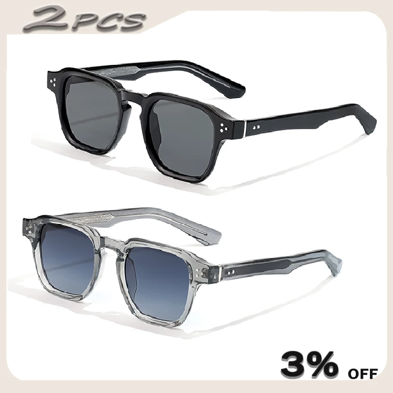 1/2/3 Pcs Großhandel Neue Mode Sonnenbrillen Männer Klassische Quadratische Sonnenbrille Party Im Freien Urlaub Reise Brillen – Detail 10