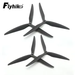 2Pairs Tracker 10 inches 1050-3 Propeller 3 Blade 1050 Tracker PC Fiberglass Carbon Nylon Props Multirotor Aircraft Drone Parts