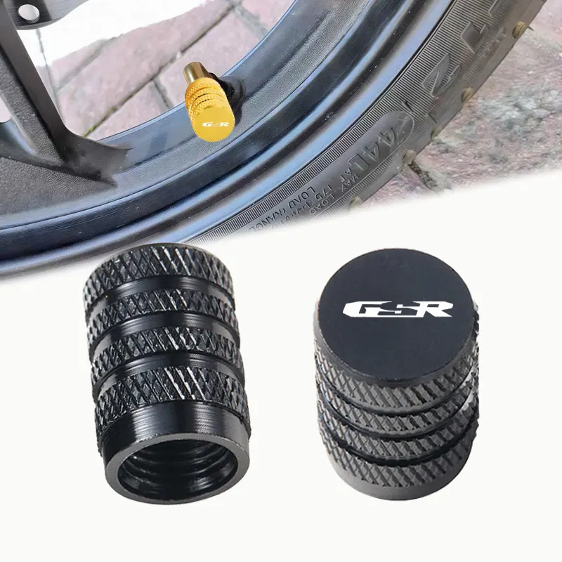 

2 шт. аксессуары для мотоциклов, клапан для шин, крышка штока воздушного порта, колпачки с логотипом для Suzuki GSR 750 600 400 GSR400 GSR600 GSR750