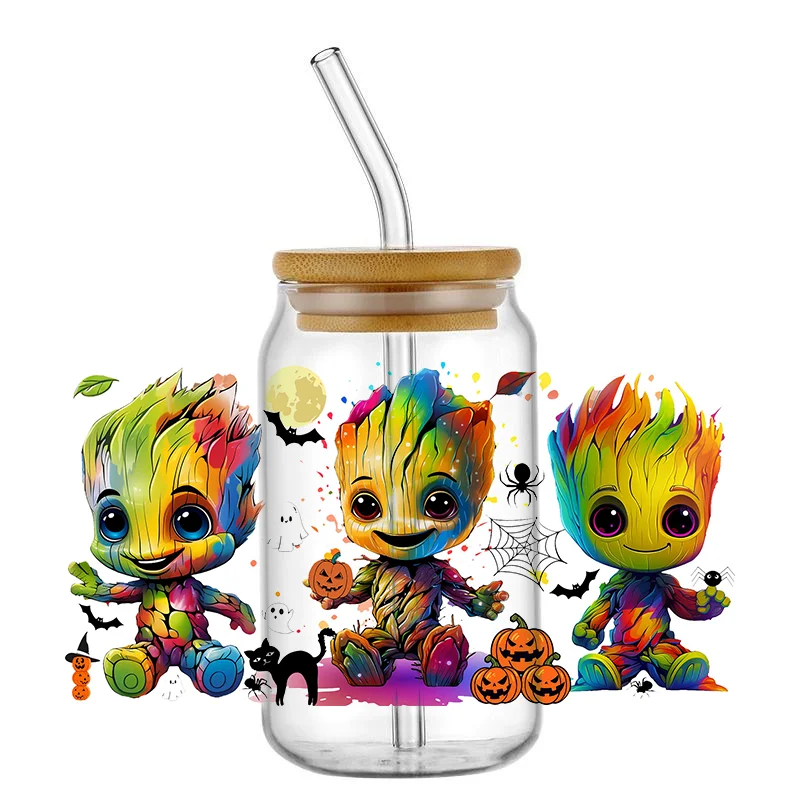 Sticker UV DTF Transfer Wraps My Mental Breakdown Cup Print For DIY Cartoon Mad Glass Can Bottle Waterproof Decals