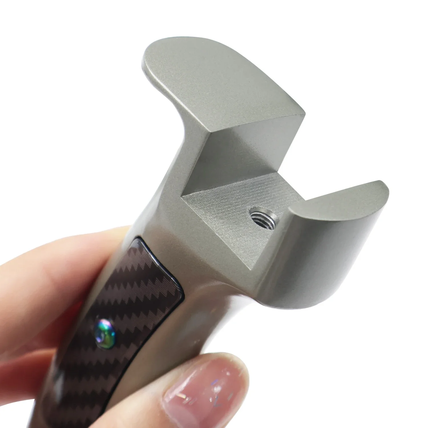 Empuñadura de tirachinas de aluminio, aleación y ensamblaje DIY - imagen 3