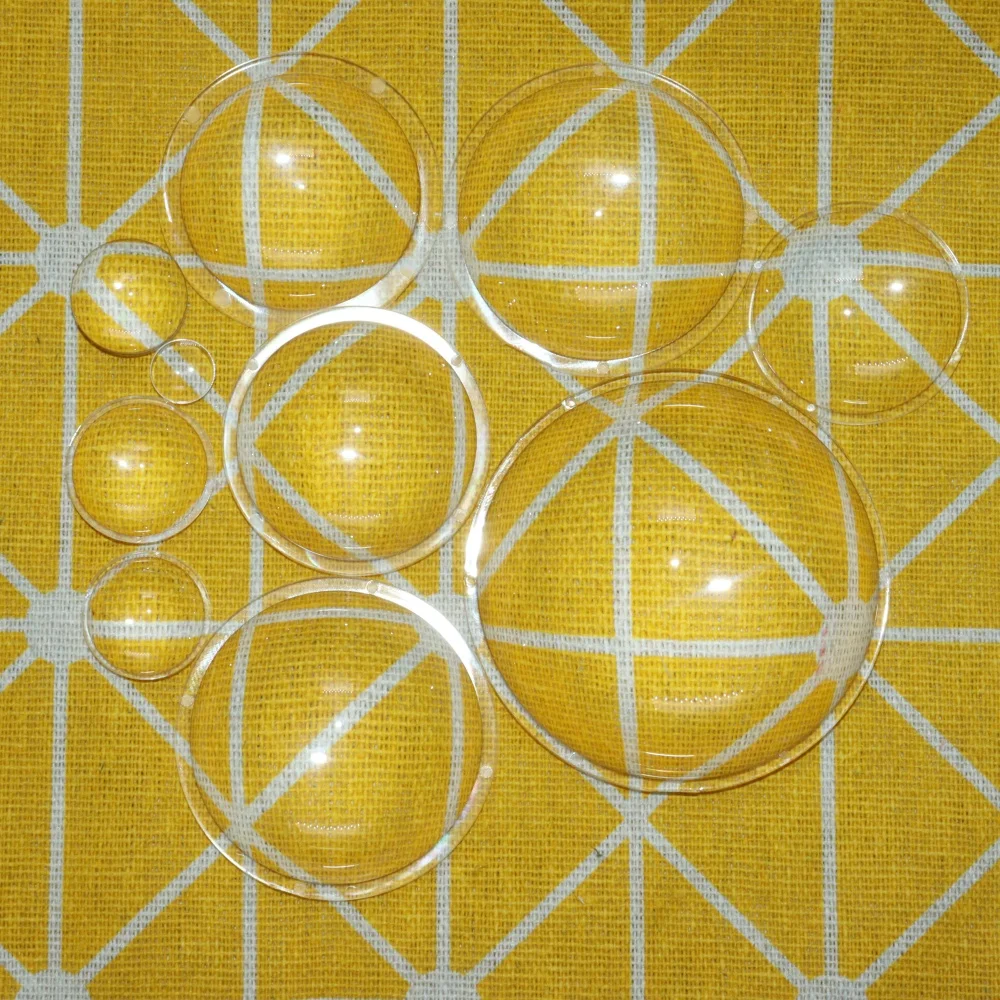 High Transmittance PMMA Convex Lens 10–38mm Plano Convex Acrylic Lens for LED Flashlight Bike Light Condenser DIY Optics