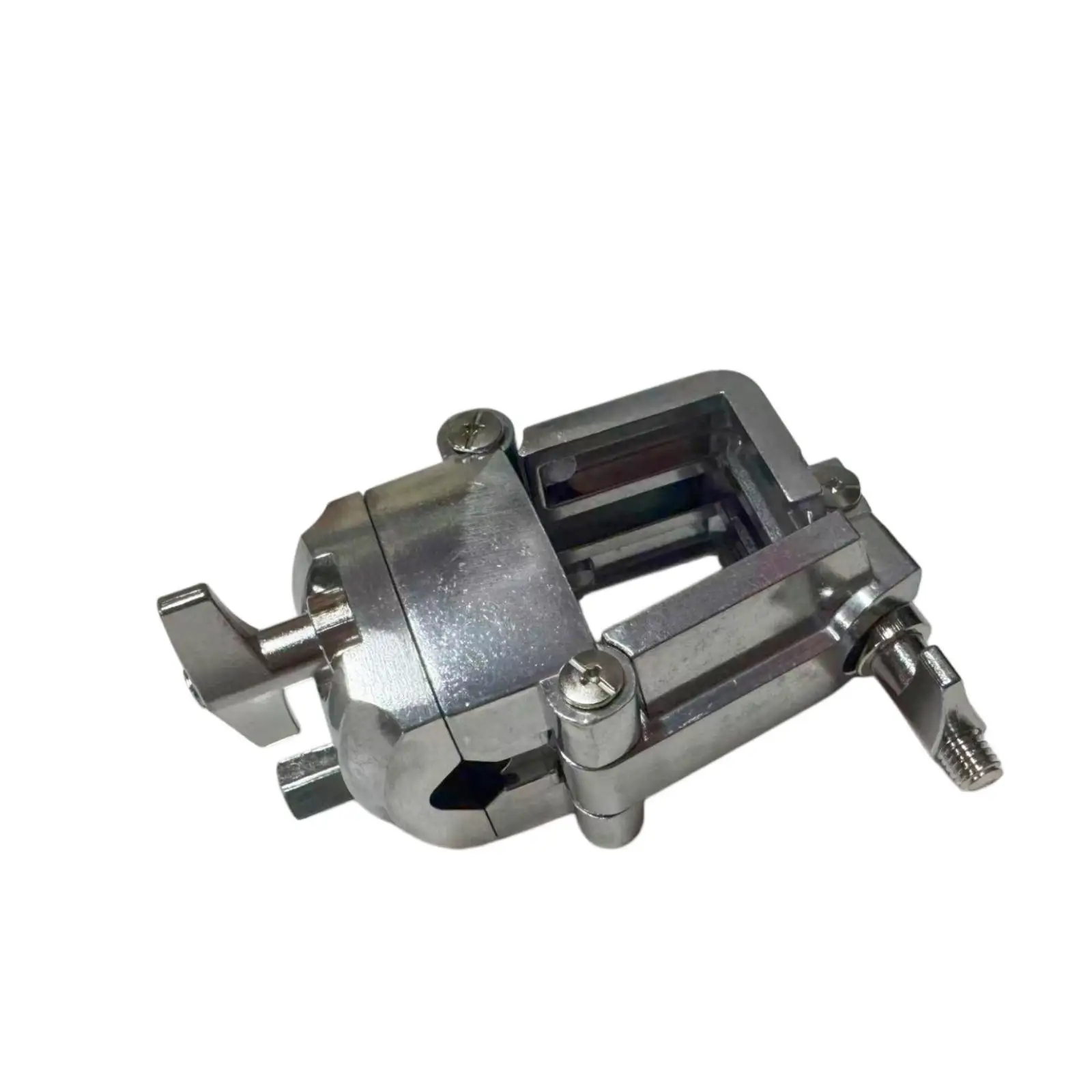 Drum Frame Attachment Sturdy Zinc Alloy Percussion Clamp Multi Clamp Drum Rack System Tubes Connector for Stage Rigs
