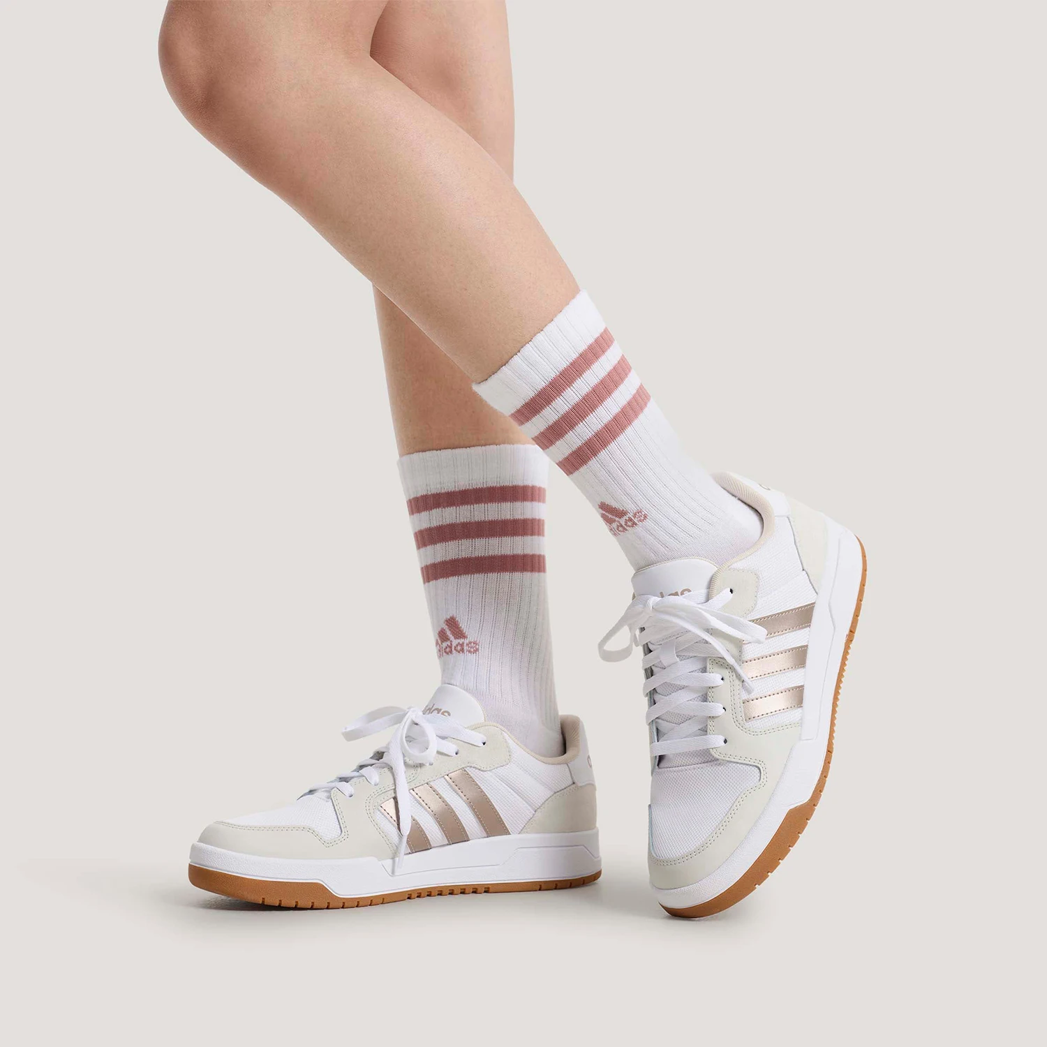 

Adidas Authentic ENTRAP Men's Women's Shock Absorption Retro Basketball Style Sneakers KH8218