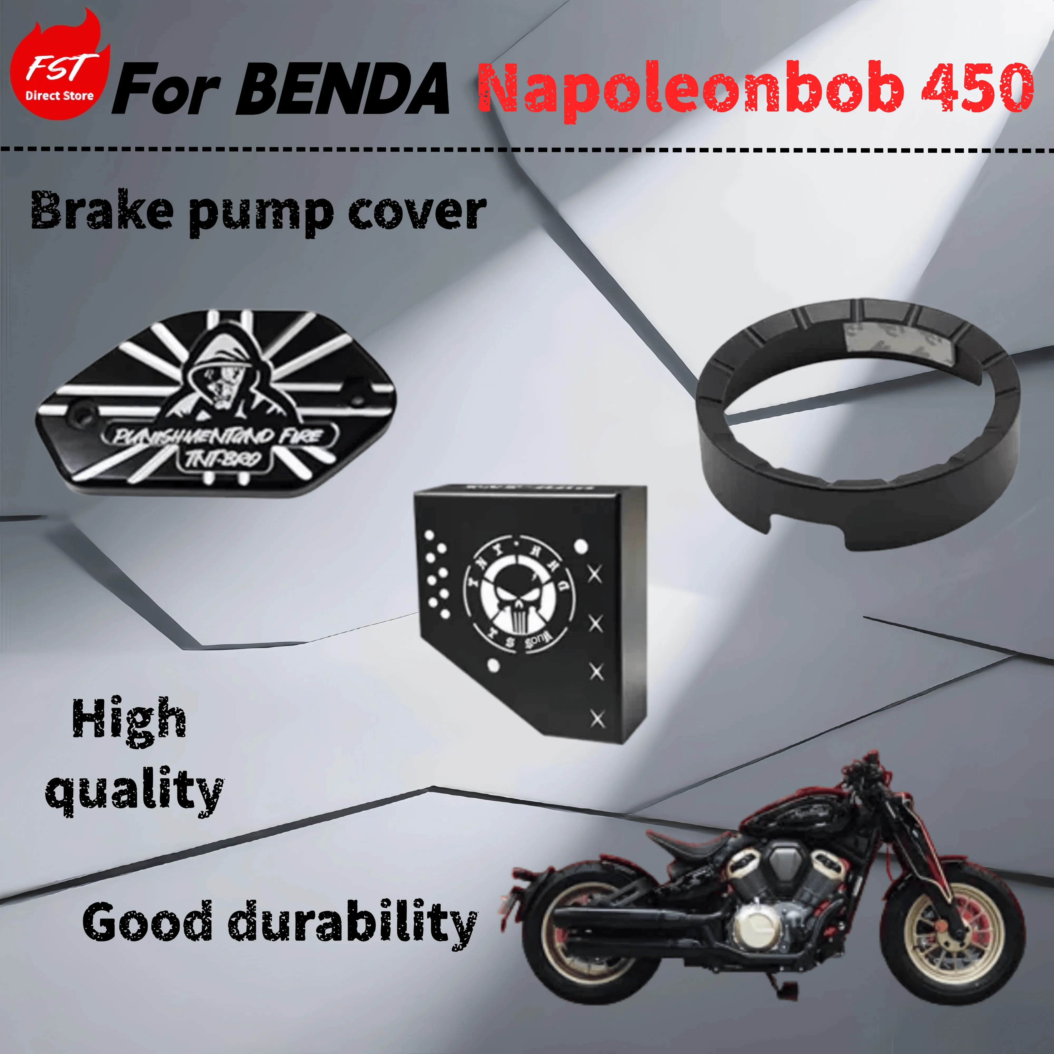

For Benda Napoleonbob 450 retrofit brake pump protective cap upper pump cap fittings scratch and corrosion resistant