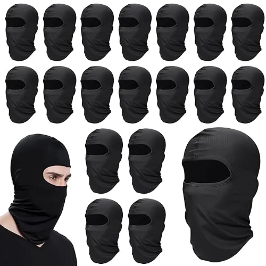 

20 PCS Ski Mask for Men UV Protection Black Ski Mask Shiesty Mask Balaclava Face Mask for Men Women Full Face Mask for Outdoor