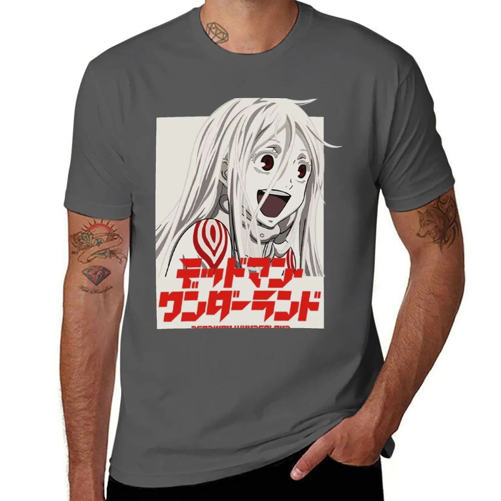 

Футболка Shiro Deadman Wonderland Essential, забавные футболки, хлопковая футболка, мужская роскошная футболка