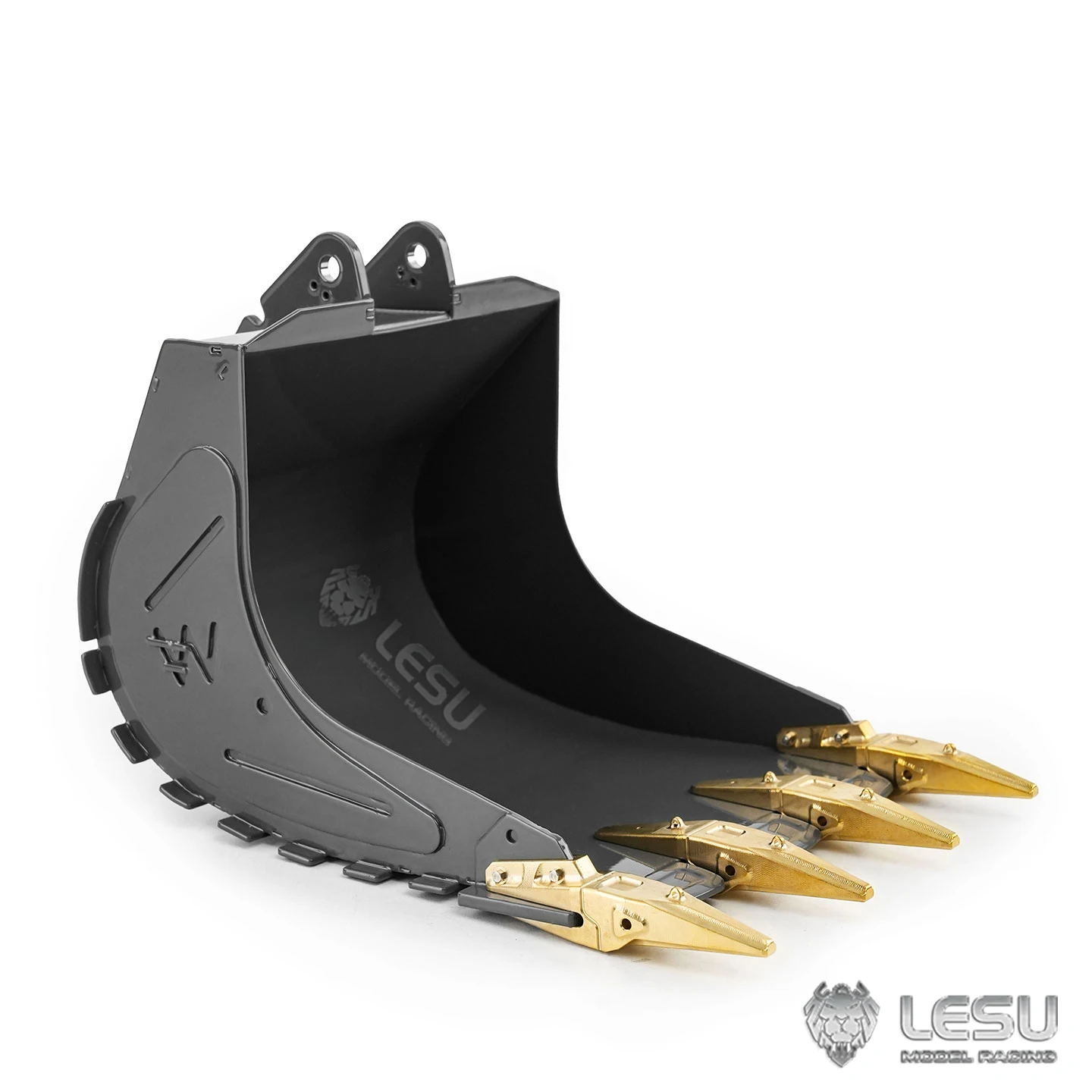 

Сменное ведро для радиоуправляемого экскаватора Tamiya 1/14 LESU, металлическое быстросъемное сменное ведро LESU, детали для самостоятельного изготовления