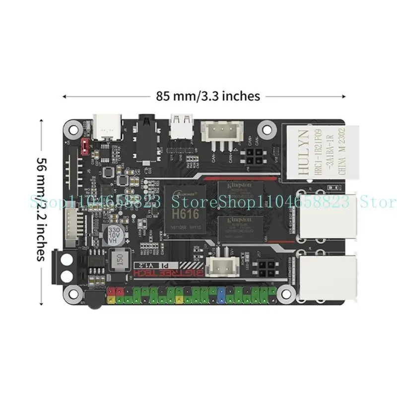Impressora BTT V1.2 Placa controle FourCore CortexA53 Processador 1GB DDR3L SDRAM Suporte 4K Monitor OpenGL3.2