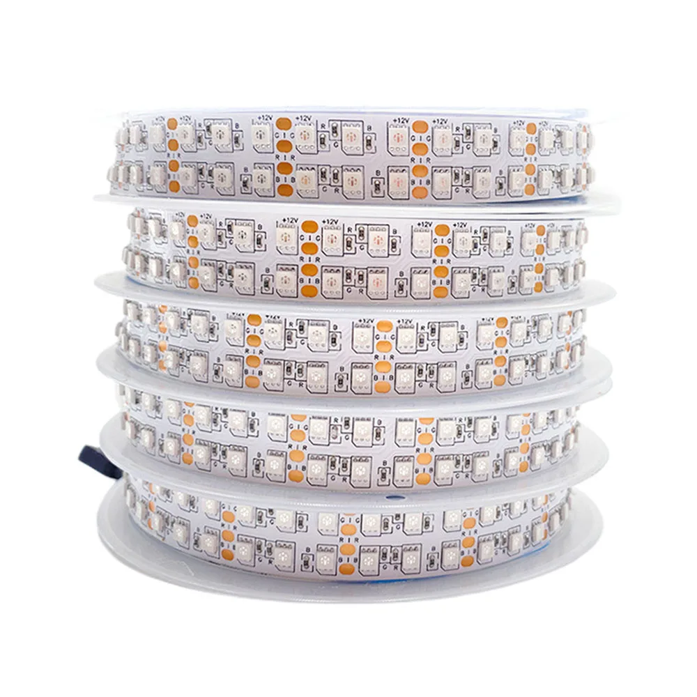5m 12v 24v 3535 5mm 8mm 15mm 5050 RGB led strip 60leds 120leds 240leds  Flexible Smart LED Tape For Hotel Decoration