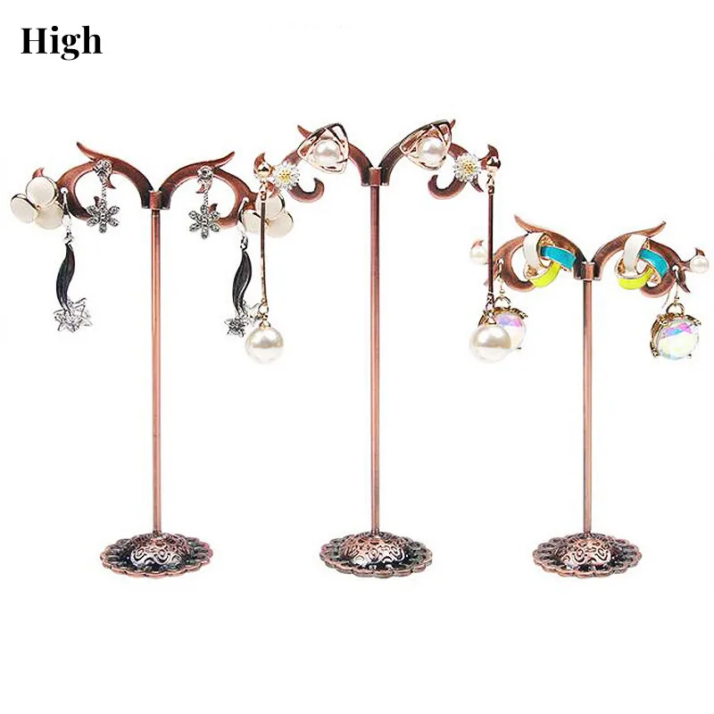 

Metal Earring Holder Earring Display Stand T Bar Earring Organizer Countertop Earring Hanger Hanging Jewelry Towers