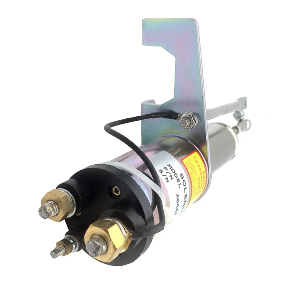 Shutdown Solenoid Valve A044F796 12V/24V Solenoid For Cummins For Onan X2.5-G2 Generator Shutdown Oil Cut-off Switch