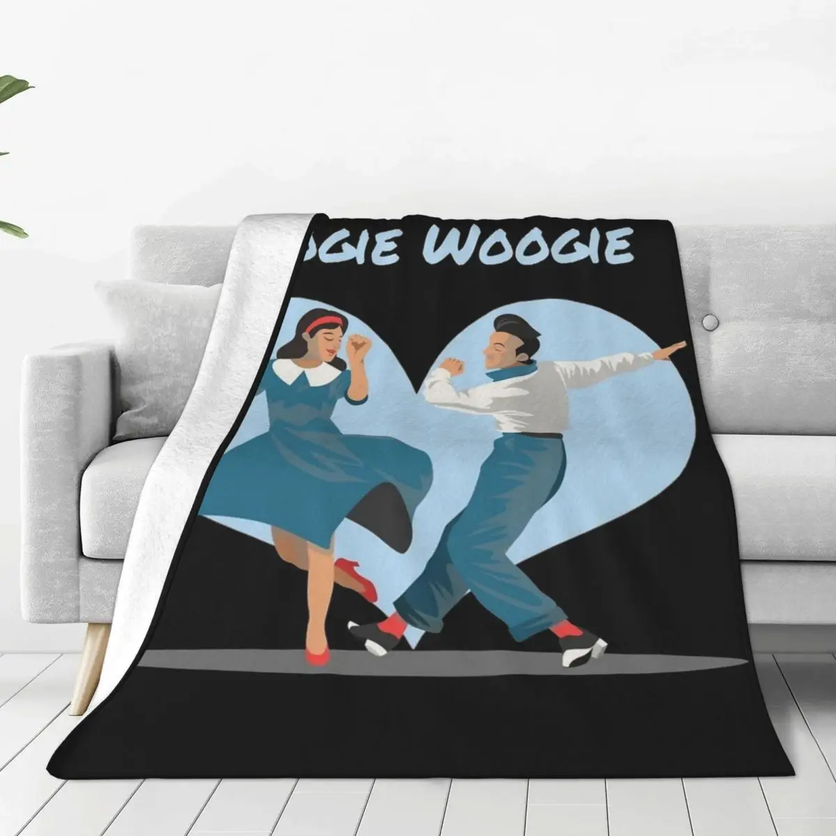 I Love Boogie Woogie Four Seasons Universal Blanket Movie Theater Can Be Laid Mother's Day Gift