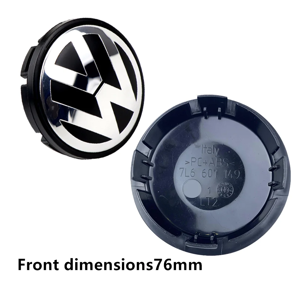 4pcs 55mm 56mm 65mm 70mm Car Wheel Center Hub Caps Cover for VW Volkswagen Golf Polo Passat Touran CC B5 B6 B7 Jetta accessories view 4