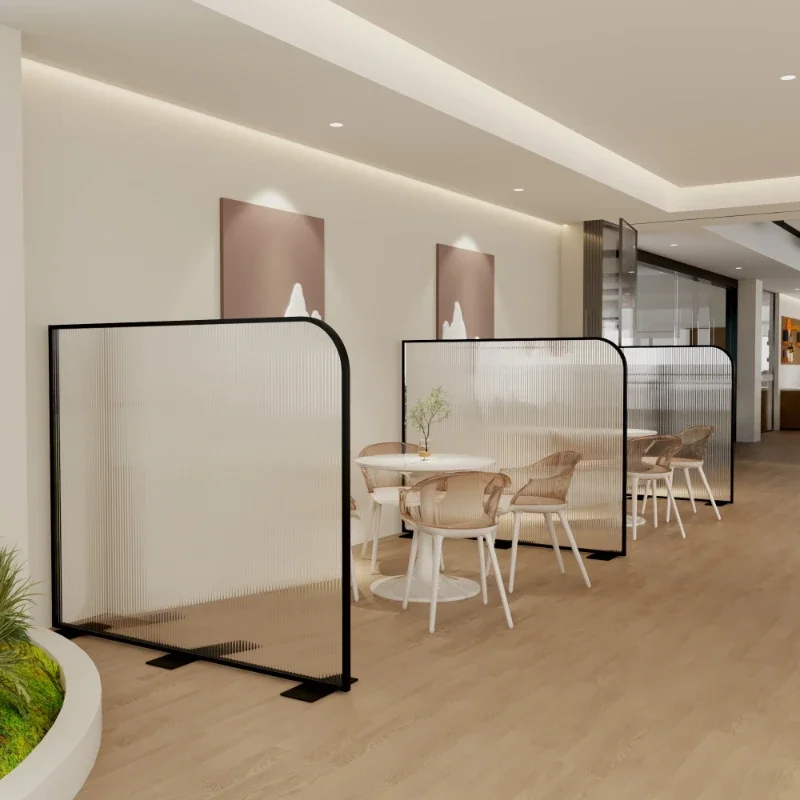 Movable screen partition, living room entrance entrance, restaurant, office occlusion, simple, modern, light luxury and high-end
