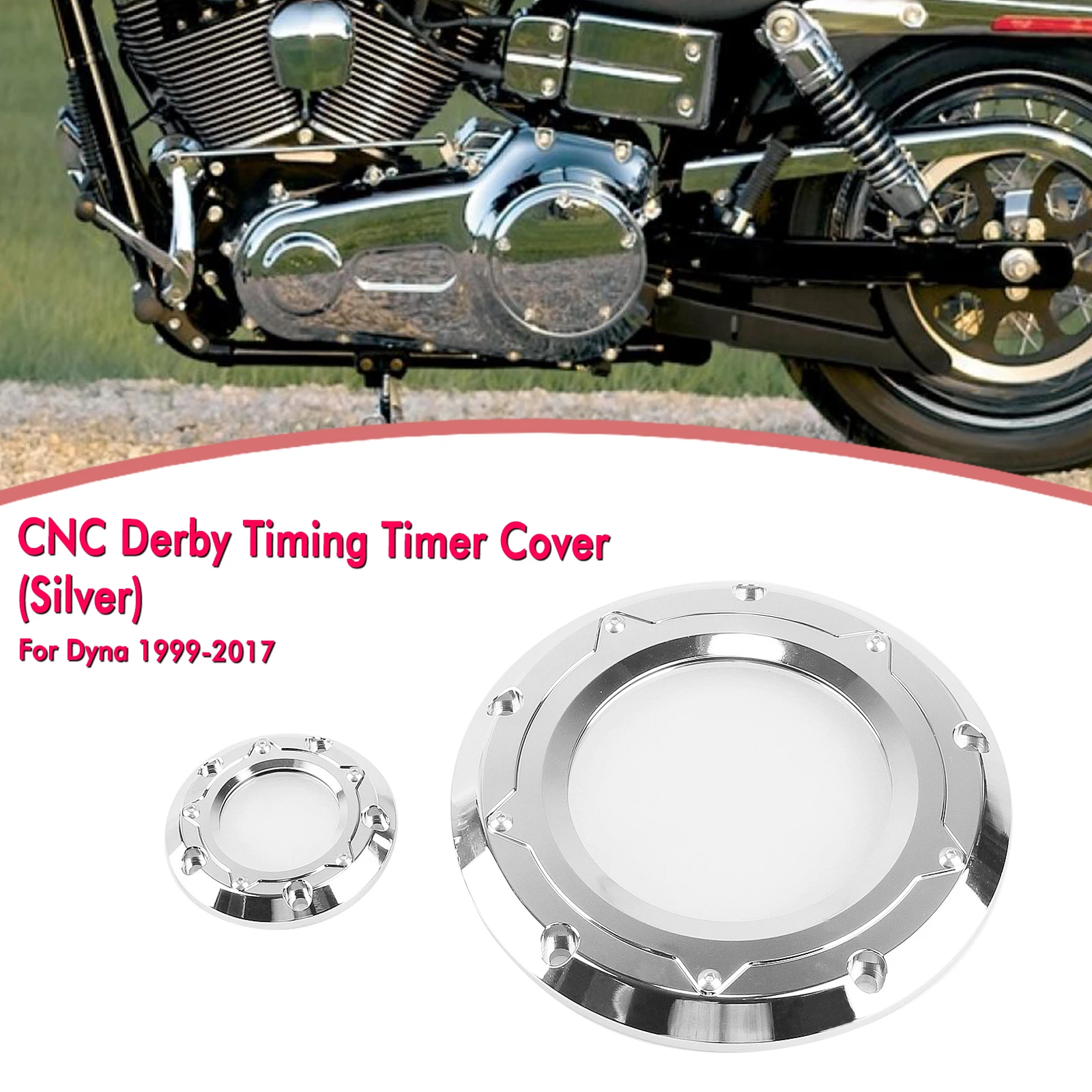 Motorcycle Engine Derby Timing Timer Cover Cap For Harley Dyna 1999-2017