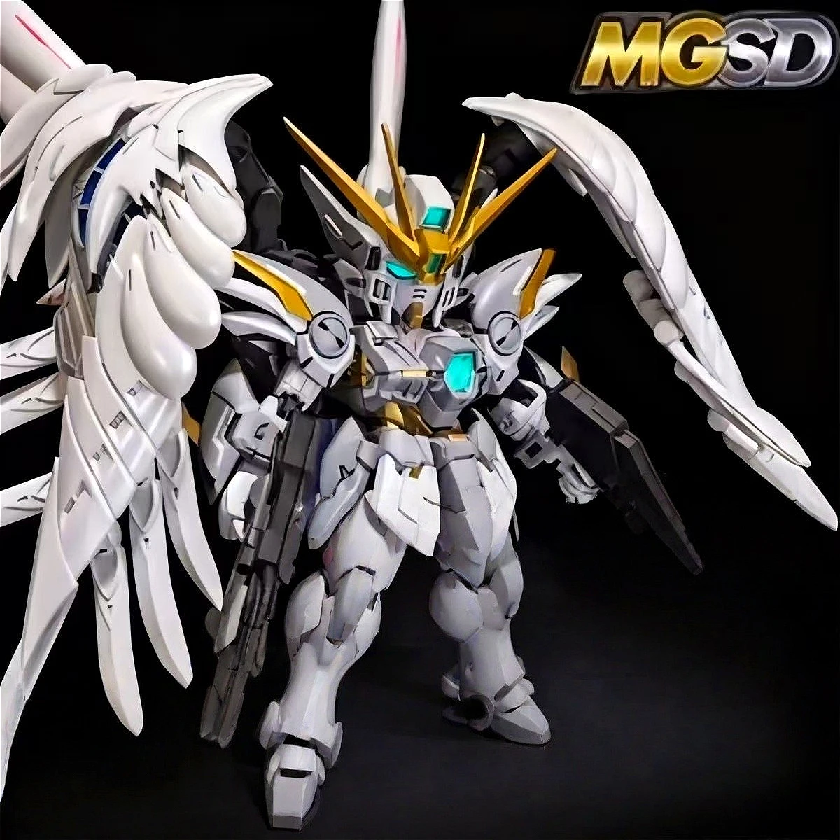 

New High Quality GL MODEL MGSD Wing Snow White Assembly Model Kit Wing Zero Robot Action Figure Plastic Model Kits Kids Toy Gift