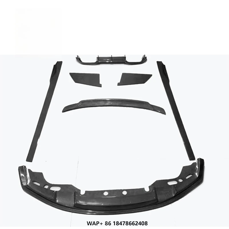 

For 16-18 F87 M2 M2C Competition Front Bumper Lip Splitter Diffuser Side Skirts Spoiler Racing M Style Bodykit M2C