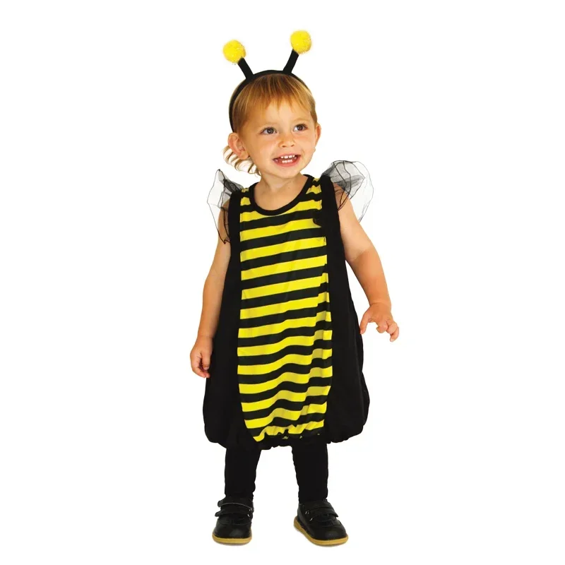 for Baby Girls Boys Halloween Purim New Year Carnival Party Costumes 1-4T Infant Toddler Lovely Insect Bumble Honey Bee Costume