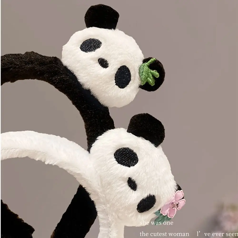 Creative Chinese Style Panda Headband Zoo Hair Clip Hairbands Cartoon Hair Band Cute Hair Accessories Hair Hoop Photograph
