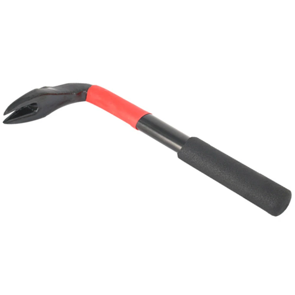 1 قطعة مزيل مجتذب الأظافر قضيب رفع الغراب بار ث/مضادة للانزلاق قبضة لإزالة التحديق الأظافر لإصلاح النجارة أداة اليد 228*80*25 مللي متر