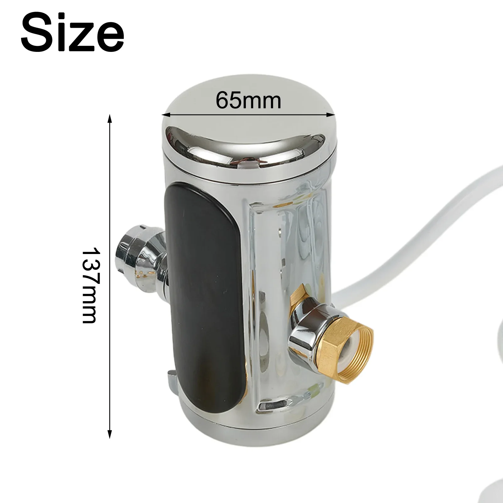 Water Tap with Instantaneous Heater LED Temperature Display Efficient and Energy Saving Perfect for Multiple Settings