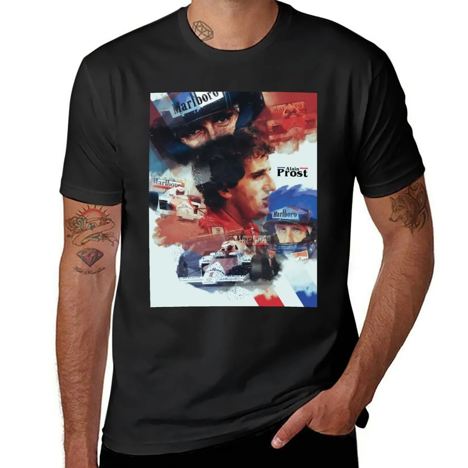 Alain Prost T-Shirt sublime summer clothes Blouse mens champion t shirts