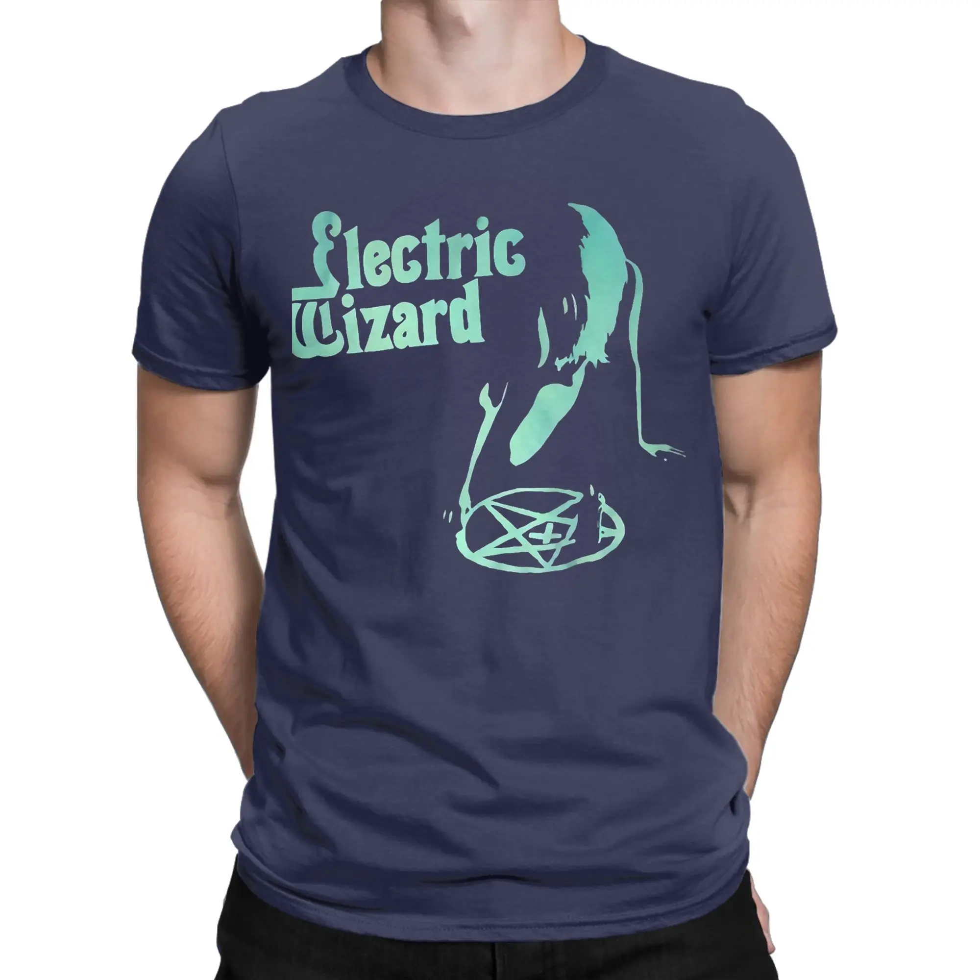 Electric Wizards Metal Album Men T Shirt  Funny Tee Shirt Short Sleeve Crewneck T-Shirt Pure Cotton Summer Clothes