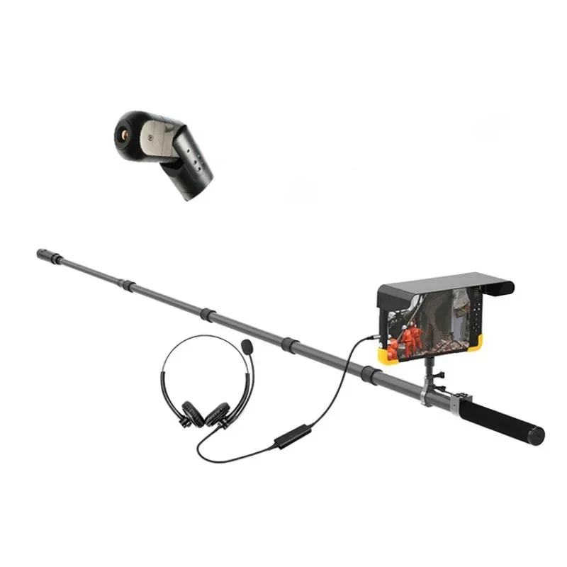Retractable camera, video, playback, 10x magnification maintenance mirror