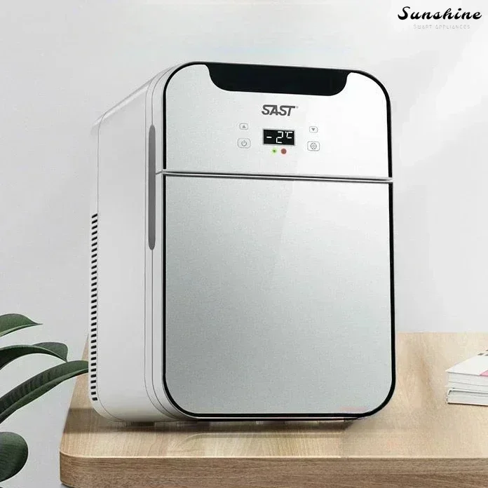 Car mini refrigerator. Dormitory small single refrigerator. Car and home dual-purpose. Small mini fridge.