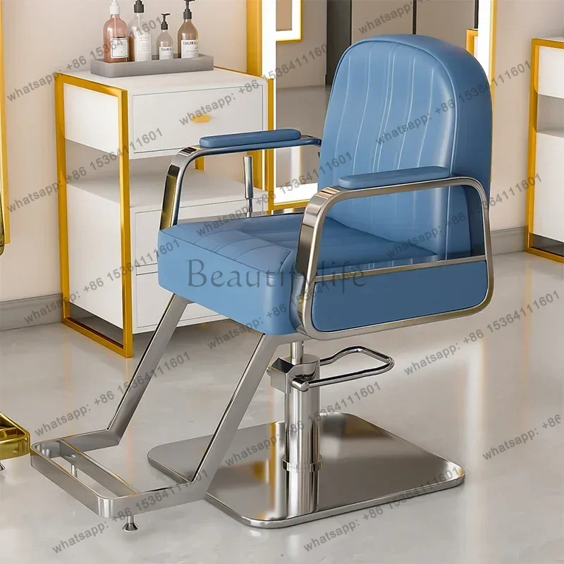 LSBarbershop Modern Barber Chairs Hair Salon Professional Ergonomic Perm Barber Chair Hair Dyeing Shave Salon Furniture Sedie FY