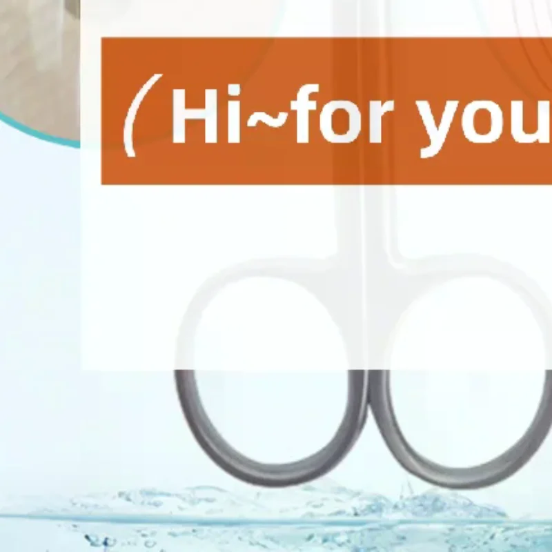 Ostomy Bags Scissors Round Head Curved Design For Prevent Puncturing Of The Bag Body Medical Scissors Stoma Care Accessories