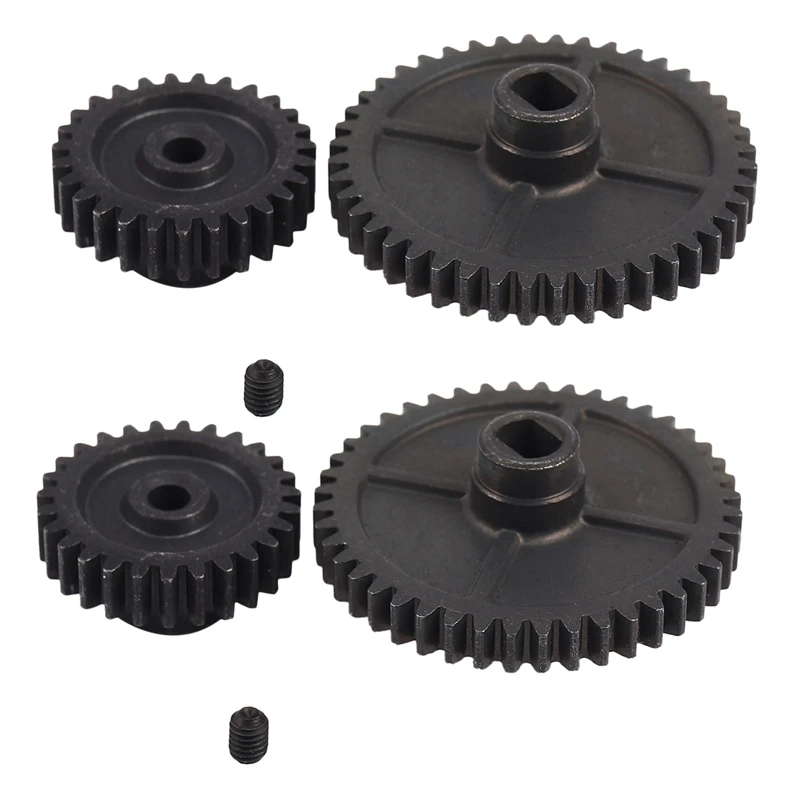 

2X Upgrade Metal Reduction Gear Motor Gear For Wltoys 144001 1/14 RC Car Parts