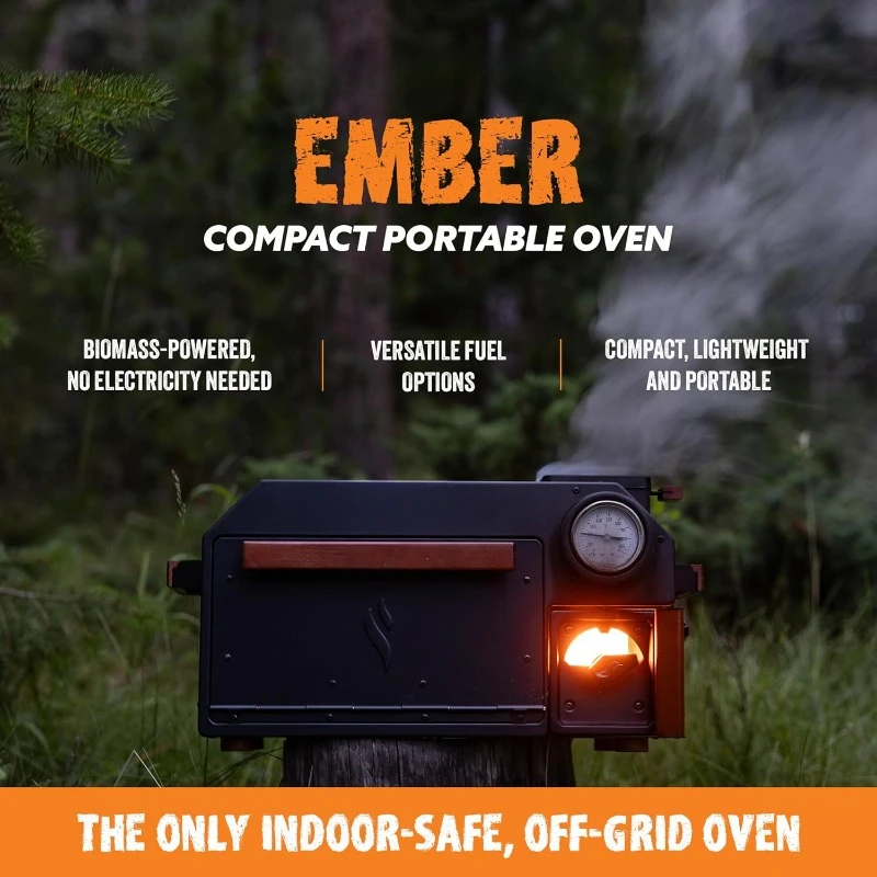 Ember Oven (Compact, Off-Grid, Camping, Emergency)