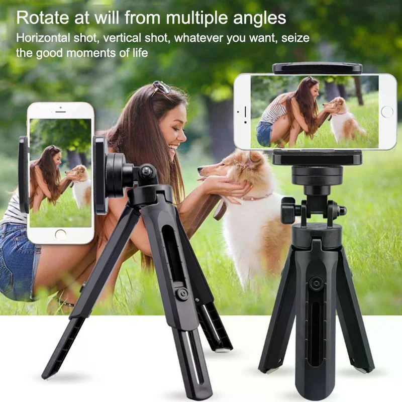 Compact Telescoping Smartphone Tripod with Selfie Stick for Live Videos and Portraits