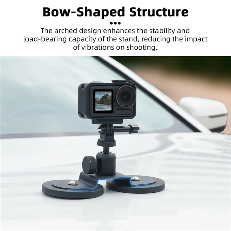 A003 Magneet Camerahouder Autohouder met magneten en 360° °   Rotatiebalhoofd voor Gopro Action 5 Pro Pocket 3